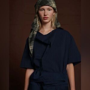 Soeur Achille Blouse in Navy size XS